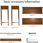 竹制鞋架生产商-五层可堆存储物架