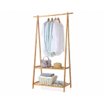 竹制衣架供应商-4钩2轮鞋存储