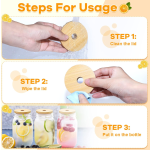 竹制茶杯盖生产商-经典款式吸管孔定制