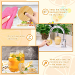 竹制杯盖供应商-70毫米可重复使用带吸管孔代工