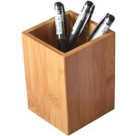 竹制笔筒供应商-多用途桌面收纳