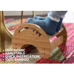 竹制脚凳厂家-可调节护理脚踏代工