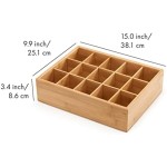 竹制抽屉收纳生产商-木质分隔储物盒