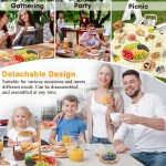 竹制奶酪板厂家-五合一360度旋转分层