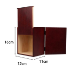 竹制宠物骨灰盒供应商-定制纪念影盒