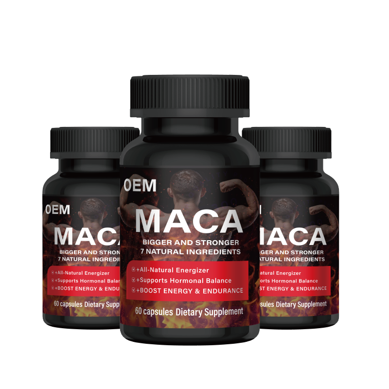 Maca Root Capsules Factory - OEM Custom Men Energy Supplement