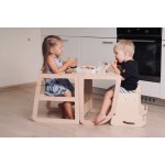 可变厨房塔厂家-3合1厨房助手塔可折叠蒙特梭利