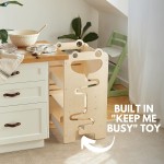 幼儿厨房助手厂家-婴儿学习塔儿童阶梯凳家居木助手