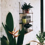 Hanging Planter Shelf Supplier - Floating Swing Storage Shelves Jute Rope Organizer Rack