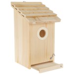 Hanging Bird House Factory - Handmade Wood Shed Birdhouse Outdoor Hanging Bird Cage
