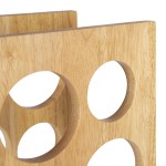 Wine Rack Manufacturer - JUNJI Countertop Wooden Wine Rack Decorative Storage for Bar