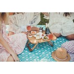 便携酒桌厂家-折叠野餐桌户外木托盘