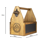 Wooden Wine Box Manufacturer - Rustic Gifts Wooden Wine Box Bottle Caddy Beer Carrier