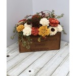 木种植箱厂家-JUNJI烧木布置草药盒家居装饰花架