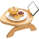 竹桌厂家-现代抛光竹臂夹桌单层矩形