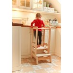 可调阶梯凳厂家-儿童厨房木助手凳幼儿学习塔
