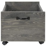 Vinyl Record Crate Manufacturer - JUNJI Vinyl Record Storage Crate LP Organizer with Wheels