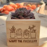 雕刻种植箱厂家-JUNJI个性化照片种植箱妈妈礼品