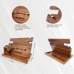 Phone Stand Factory - JUNJI Customized Wooden Phone Stand Docking Station Business Gift