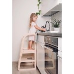 可变厨房塔厂家-3合1厨房助手塔可折叠蒙特梭利