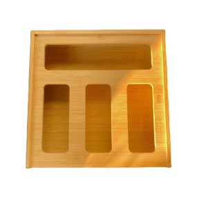 竹袋整理器厂家-JUNJI密封袋存储整理器厨房抽屉