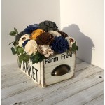 复古种植箱厂家-JUNJI手工农舍风格木花存储草药