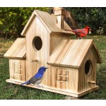 美国风鸟屋厂家-鸟屋挂户外巢箱手绘Rustic