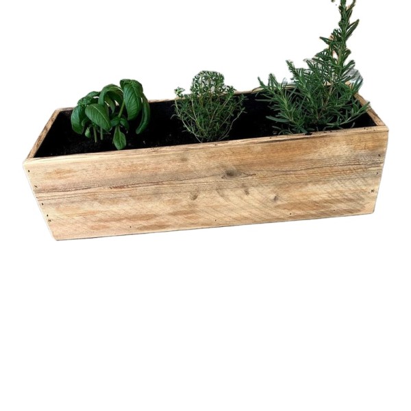 Wood Planter Boxes Supplier - JUNJI Set of 3 Handmade Powder Coated for Succulent Cactus