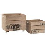 LP Record Crate Supplier - JUNJI Handmade Rustic LP Storage Crate on Wheels with Handles