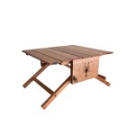 野餐桌厂家-JUNJI木篮载体变野餐桌便携