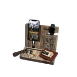 无线充电站厂家-木手机 docking站无线充电桌面架