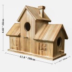 美国风鸟屋厂家-鸟屋挂户外巢箱手绘Rustic