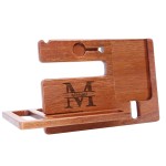 手机 docking站厂家-天然胡桃木桌面整理器手机架