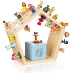 Music Box Shelf Supplier - Pentagon Shelf for Children Magnetic Storage Toniebox Stand