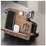 Phone Holder Factory - Wood Organize Phone Holder Smartphones Watch Holder Docking Station