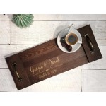 Serving Tray Factory - JUNJI Personalized Rustic Serving Tray Housewarming Gifts