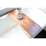 Bathtub Tray Factory - JUNJI Large Bathtub Tray Home Decor Rustic Snack Wine Glass Tray