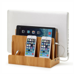 Phone Docking Station Supplier - JUNJI Hot Sell Wood Phone Station Key Wallet Watch Organizer