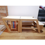 多功能阶梯凳厂家-JUNJI 3合1学习工具黑板可调塔