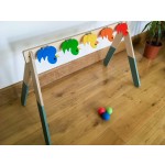 鸭子游戏厂家-嘉年华风格 knock-em-down鸭子游戏木工艺生日