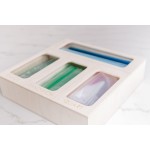 Drawer Storage Container Manufacturer - JUNJI Wood Kitchen Drawer Container Ziplock Organizer