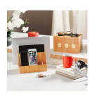 Phone Docking Station Supplier - JUNJI Hot Sell Wood Phone Station Key Wallet Watch Organizer