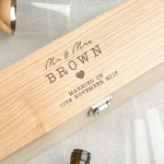 酒存储盒厂家-JUNJI木整理器瓶存储盒金属锁工艺