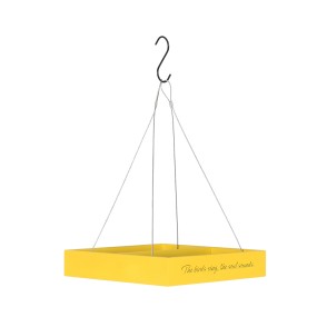 鸟喂食器平台厂家-托盘鸟喂食器悬挂野生鸟喂食器花园