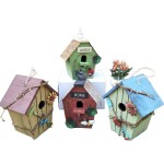 Outdoor Nest Boxes Supplier - JUNJI Outdoor Wooden Nest Boxes Bluebird Hanging Rustic