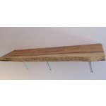 天然边架厂家-天然边紫杉Rustic实木4英尺架浮动架