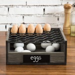 Eggs Display Stand Supplier - JUNJI 2 Tier Vintage Gray Wood Metal Wire Display Basket