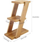 花架厂家-JUNJI手工木装饰卧室展示架3层