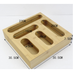 Sandwich Bag Organizer Factory - JUNJI Bamboo Sandwich Bag Organizer Baggie Holder Drawer
