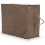 古董板条箱厂家-JUNJI古董复古木水果板条箱麻绳